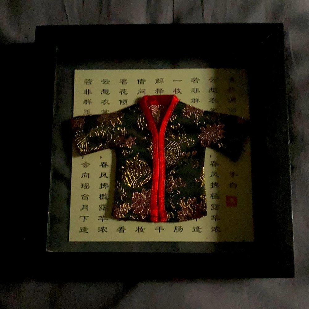 Unique kimono shadowbox